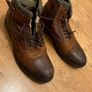 Mens brown leather boots - EU 42 Image 3