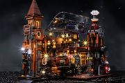 Lego compatible Steampunk Train Station