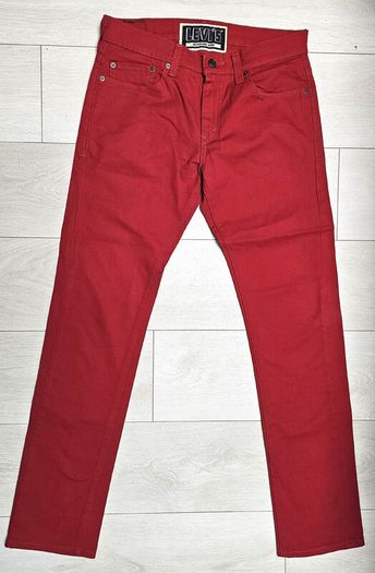 Levi Strauss & Co 511 Jeans Vintage Red Size: W33 L32