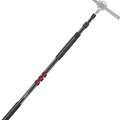 Microphone Boom Arm, 3 Section Extendable Handheld Mic Arm with 1/4 Inch to 3/8 Inch Threads, 3ft to 8ft Adjustable Length (FREE POSTAGE)