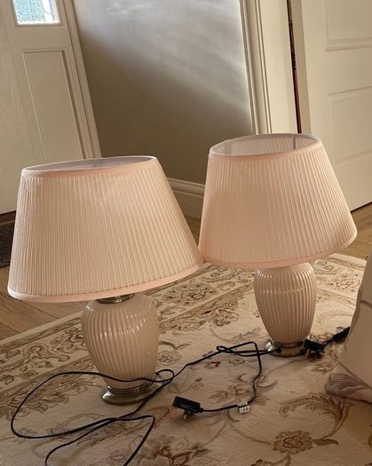 2 x table lamps
