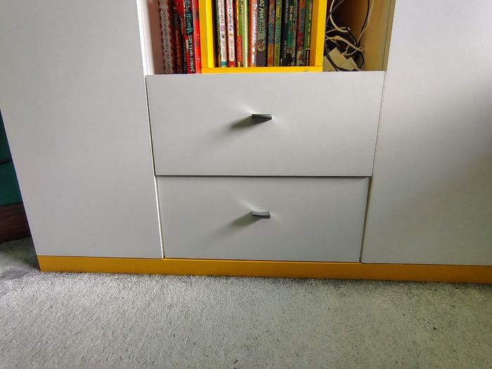 3 piece set: Computer desk +wall cabinet +chest of drawers combo!!