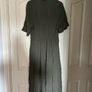 Brand new army green h&m cotton midi shirt dress Image 4