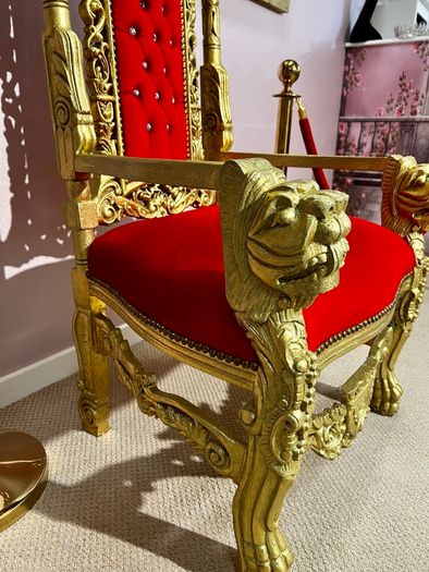 MUST GO! Vintage Style Throne, Chairs (big&small), Mirrors & Flower Arch - QUICK SALE!