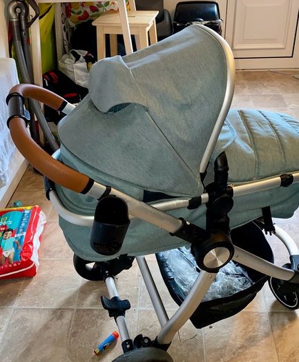 Sea Green Panorama XTI buggy & car seat