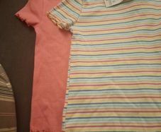 Girls Top/Two (2) Ribbed Tee Shirts