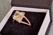 big size silver ring