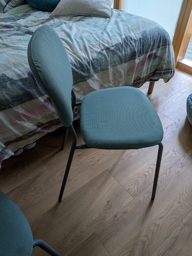 4 IKEA Karljan Chairs - good condition, in blue (Kabusa turquoise)
