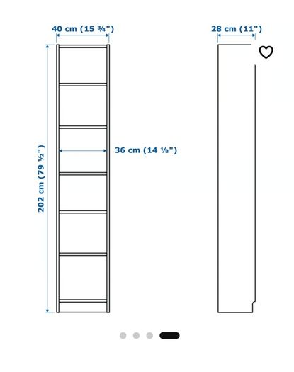 Billy bookcase with glass customisable Hogbo door