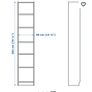 Billy bookcase with glass customisable Hogbo door Image 5