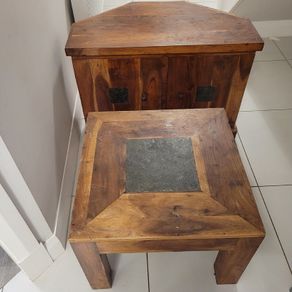 Corner piece with coffee table