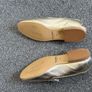 MarcoMoreo gold flats Image 2