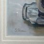 Hand painted oil  Floral Painting in Wooden Frame Image 2