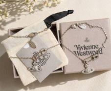 Orb Safety Pin necklace and bracelet