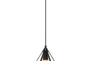 Pendant Light Fitting &amp; Pendant Light Shade, White Cage Pendant Light Fixtures, Industrial Style Pendant Light