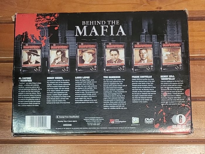 Behind The Mafia 6 DVD's