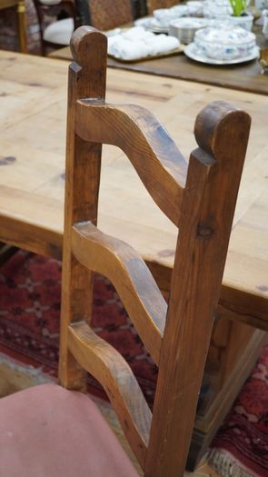Large Rustic Mexican Pine Dining Set - Table & 8 Chairs