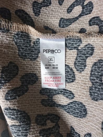 Pep & Co Animal  Print  Dress.   S. XL- 18.  B.N.W.T