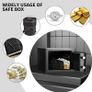 NEW SALE | 4.6L Digital Steel Safe, Fireproof Safe Boxes for Home Use, Electronic Security Home Office Money Cash Safe Box With 2 keys, Wall Safes 230mmx170mmx170mm-Black Image 2