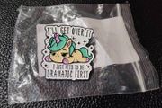 Funny enamel pin