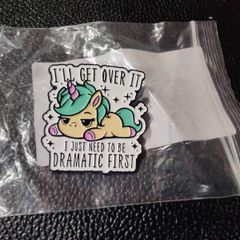 Funny enamel pin