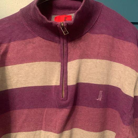 Purple & Grey men's jumper. Size M