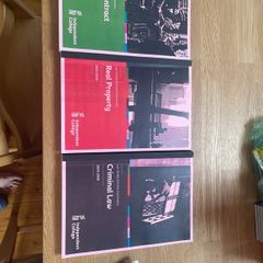 FE1 Contract, Property and Criminal Study Manuals