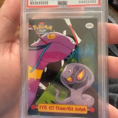 GRADED PSA 7 1999 TOPPS Pokemon Arbok/Ekans SER. 1 Character Cards #TV12