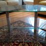 Glass TV stand. Good condition Image 3