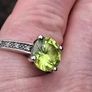 Sterling Silver Citrine Ring Image 2