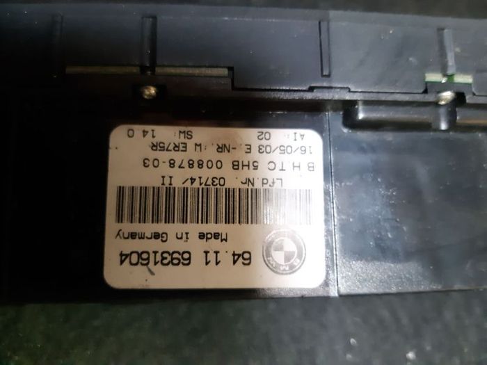 Climat control unit module bmw e46 3 series