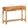Sideboard 110x30x75 cm Solid Acacia Wood Image 8