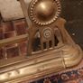 Antique Vintage Solid Brass Fire Fender Image 3
