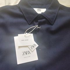 Zara Shirts 1 Black & 1 Navy