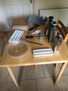 Mix of kitchen utensils