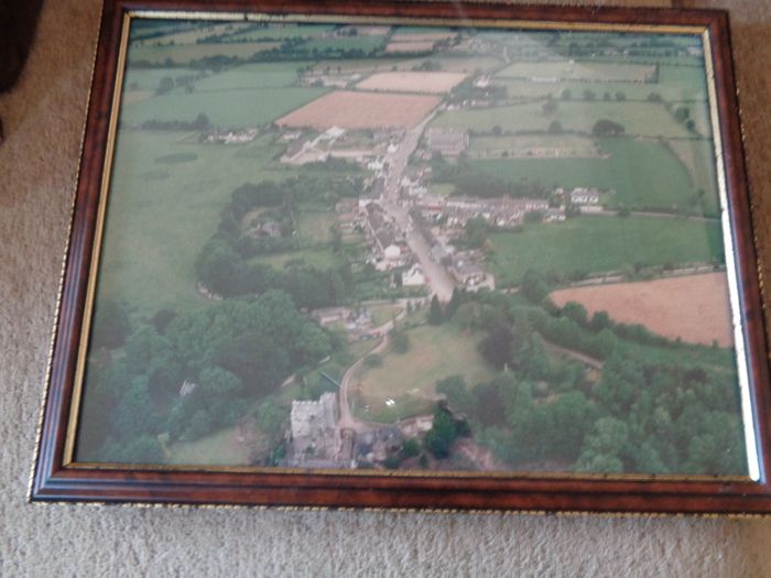 Framed Aerial Photograph of Ballyhooley Village Co. Cork for Sale