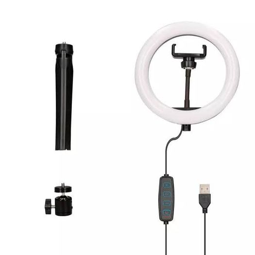 KSIX Light Ring, Adjustable 1,60 m tripod, 3 temperatures, 10 light intensities, 1.000 lumens