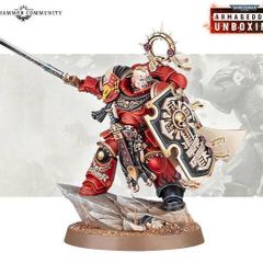 Armageddon Space Marine Captain with Relic Shield - Warhammer 40K