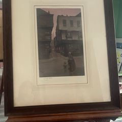 Cecil Aldin "Canterbury " signed in Pencil frame size 25x38 inches