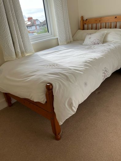 Wooden Single Bed x 2