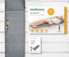 Electric heating massage mat