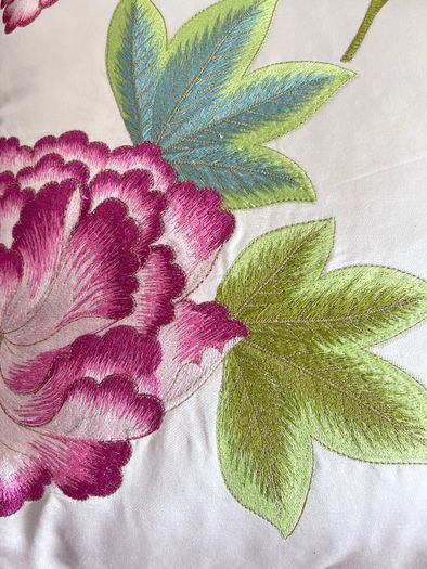 Floral Embroidered Cushion Covers