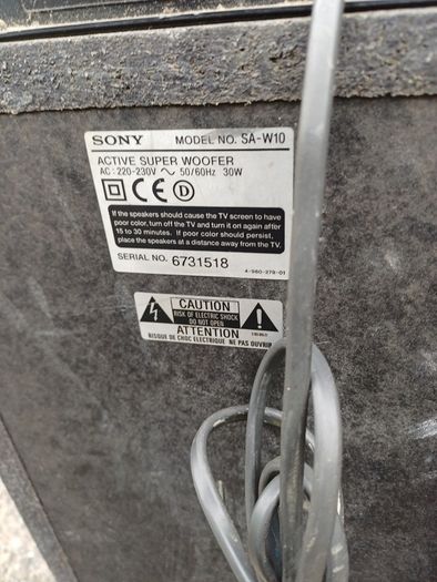 2 Sony Active Subwoofer