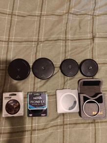 Various Camera lens filters (67mm and 77mm)
