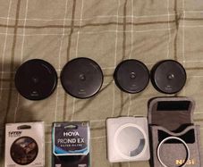 Various Camera lens filters (67mm and 77mm)