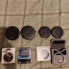 Various Camera lens filters (67mm and 77mm)