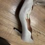 High heels size 6 silver sparkling brand Marian Image 3
