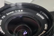 Canon 24mm F2.8 FD Lens