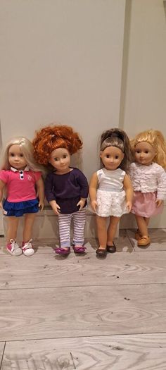 Our Generation Dolls  set of 4 - 70 euro