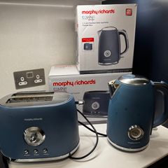 Morphy Richards Boutique Kettle & 2-Slice Toaster Thunder Blue